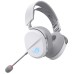 Casti ASUS ROG Pelta RGB White Over-ear Gaming, Wireless + Bluetooth + cablu, cu microfon