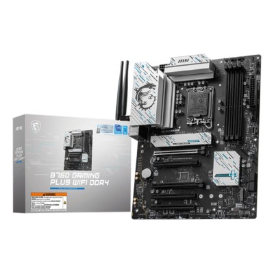 Placa de baza MSI B760 GAMING PLUS WIFI DDR4, Intel B760, LGA 1700, ATX, DDR4