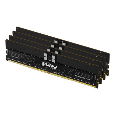 Memorie RAM Kingston FURY Renegade, 64GB (4x16GB) DDR5, 6400MHz, CL32, Quad Channel