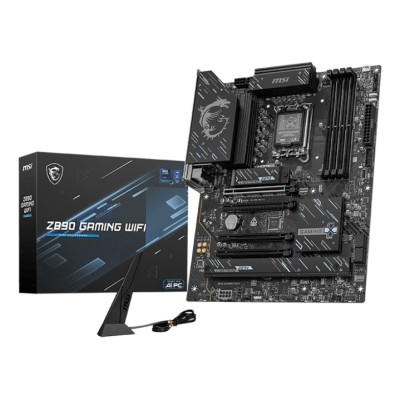 Placa de baza MSI Z890 GAMING WIFI, Intel Z890, LGA 1851, ATX, DDR5, Wi-Fi 7 Placa de baza MSI Z890 GAMING WIFI, Intel Z890, LGA 1851, ATX, DDR5, Wi-Fi 7