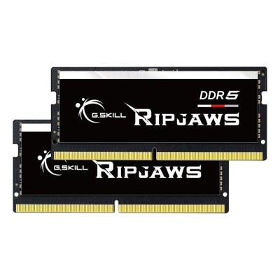 Memorie RAM laptop G.SKILL Ripjaws 64GB (2x32GB) DDR5 5600MHz CL40, SO-DIMM Memorie RAM laptop G.SKILL Ripjaws 64GB (2x32GB) DDR5 5600MHz CL40, SO-DIMM
