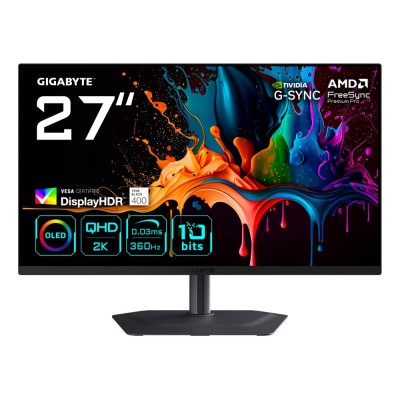 Monitor Gigabyte MO27Q3 27 inch, 2560 x 1440 px, OLED, 360 Hz, Gaming Monitor Gigabyte MO27Q3 27 inch, 2560 x 1440 px, OLED, 360 Hz, Gaming