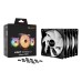 Ventilator carcasa be quiet! LIGHT WINGS LX 120mm, PWM, ARGB, pachet x3 Ventilator carcasa be quiet! LIGHT WINGS LX 120mm, PWM, ARGB, pachet x3