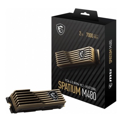 SSD MSI SPATIUM M480 1TB, M.2 2280, PCIe 4.0 NVMe, cu radiator