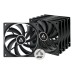Ventilator carcasa Arctic F12 PWM PST 120mm, PWM, pachet x5