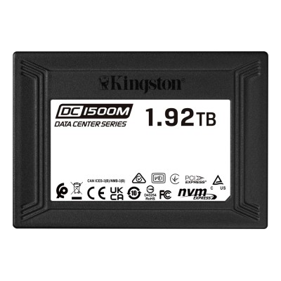 SSD Kingston DC1500M 1.92TB, U.2, PCIe 3.0 NVMe
