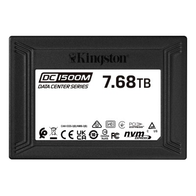 SSD Kingston DC1500M 7.68TB, 2.5 inch (U.2), PCIe 3.0 NVMe