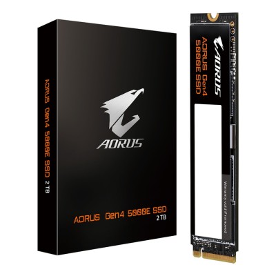 SSD Gigabyte AORUS Gen4 5000E 2TB, M.2 2280, PCIe 4.0 NVMe
