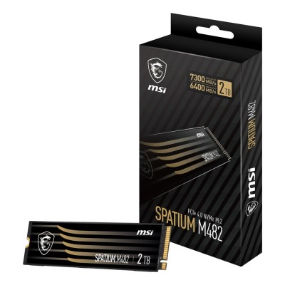 SSD MSI SPATIUM M482 2TB, M.2 2280, PCIe 4.0 NVMe