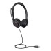 Casti Yealink UH35 Dual Teams Over-ear, cu fir, ANC, microfon boom