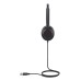 Casti Yealink UH35 Dual Teams Over-ear, cu fir, ANC, microfon boom