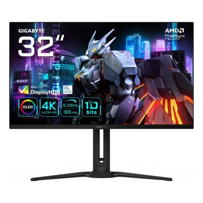 Monitor Gigabyte AORUS FO32U 31.5 inch, 3840 x 2160 px, OLED, 165 Hz, Gaming