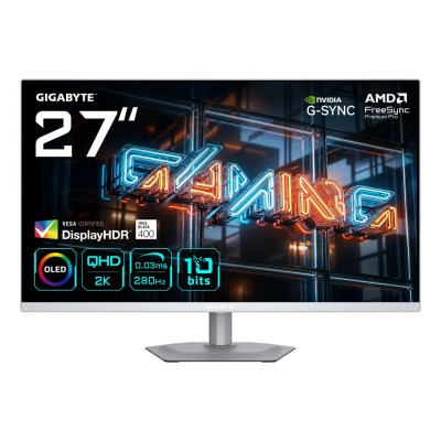 Monitor Gigabyte MO27Q2A ICE OLED 27 inch, 2560 x 1440 px, OLED, 280 Hz, Gaming
