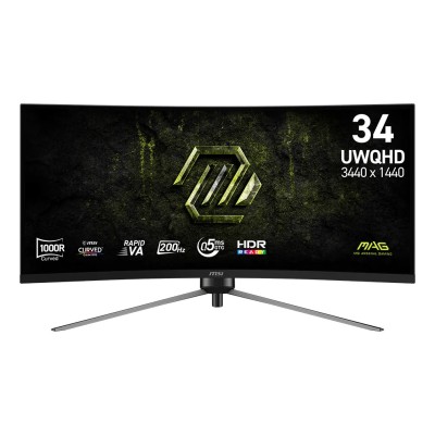 Monitor MSI MAG 345CQRF E20 34 inch, 3440 x 1440 px, VA, 200 Hz, Curbat, Gaming Monitor MSI MAG 345CQRF E20 34 inch, 3440 x 1440 px, VA, 200 Hz, Curbat, Gaming