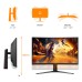 Monitor AOC C32G4Z 31.5 inch, 1920 x 1080 px, VA, 260 Hz, Curbat, Gaming Monitor AOC C32G4Z 31.5 inch, 1920 x 1080 px, VA, 260 Hz, Curbat, Gaming