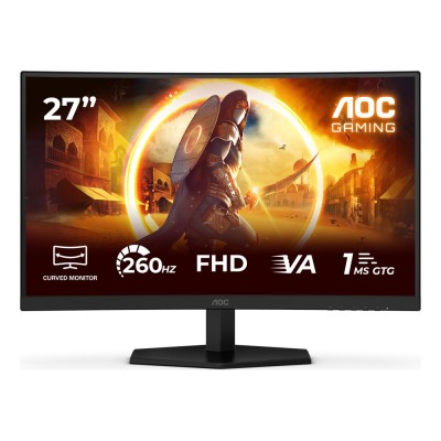 Monitor AOC C27G42ZEP 27 inch, 1920 x 1080 px, VA, 260 Hz, Curbat, Gaming Monitor AOC C27G42ZEP 27 inch, 1920 x 1080 px, VA, 260 Hz, Curbat, Gaming