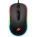 Mouse gaming ABKONCORE A530-3325, 4000DPI, RGB, cu fir