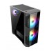 Carcasa ABKONCORE Helios 500G Sync, Black, ATX Mid Tower, tempered glass, A-RGB, fara sursa