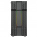 Carcasa ABKONCORE Cronos 610S Black, ATX Mid Tower, LED RGB Strip, transparent, fara sursa