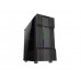 Carcasa ABKONCORE Cronos 610S Black, ATX Mid Tower, LED RGB Strip, transparent, fara sursa