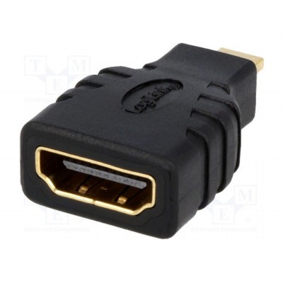 Adaptor video Logilink AH0010, HDMI la Micro HDMI, Negru