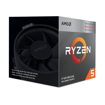 Procesor AMD Ryzen™ 5 3400G, 3.7 GHz cu Radeon™ RX Vega 11 integrata