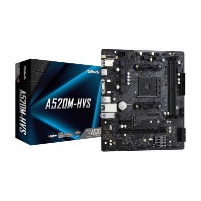 Placa de baza AsRock A520M-HVS, socket AM4 Placa de baza AsRock A520M-HVS, socket AM4