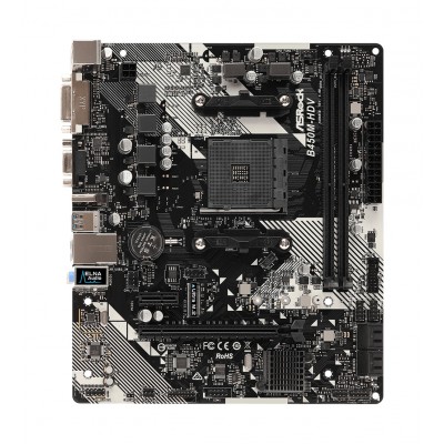 Placa de baza AsRock AMD B450M-HDV R4.0, socket AM4