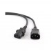 Cablu prelungitor UPS Gembird PC-189-VDE, intrare C13, Iesire C14, 1.8 m, Negru