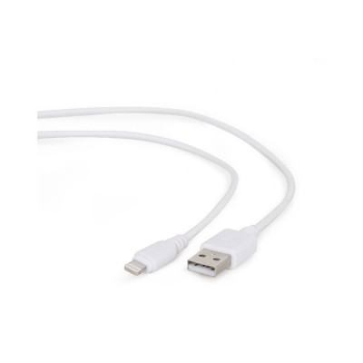 Cablu USB La iPhone Lightning Gembird, 2 m, Alb Cablu USB La iPhone Lightning Gembird, 2 m, Alb