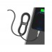 Cablu USB la Lightning Baseus CALJK-B01, Cafule Metal, Snur acoperit cu nailon, Quick Charge, 2 m, Negru