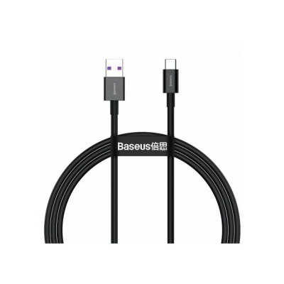 Cablu USB la USB-C Baseus Superior Series CATYS-01, Fast Charge, 2 m, Negru Cablu USB la USB-C Baseus Superior Series CATYS-01, Fast Charge, 2 m, Negru