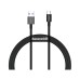 Cablu USB la USB-C Baseus Superior Series CATYS-A01, Fast Charge, 2 m, Negru Cablu USB la USB-C Baseus Superior Series CATYS-A01, Fast Charge, 2 m, Negru