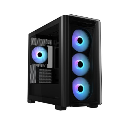 Carcasa Asus A23 PLUS Mid Tower, sticlă securizată, negru