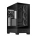 Carcasa ASUS A31 PLUS Mid Tower, sticlă securizată, negru