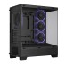 Carcasa ASUS A31 PLUS Mid Tower, sticlă securizată, negru