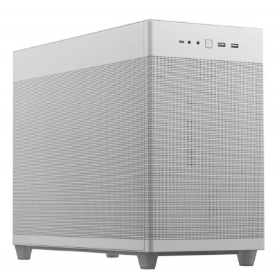 Carcasa ASUS AP201 Mesh, Mini-Tower, fara sursa, alba