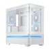 Carcasa ASUS PRIME AP202 Small Tower, sticlă securizată curbată, alb