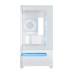 Carcasa ASUS PRIME AP202 Small Tower, sticlă securizată curbată, alb
