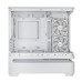 Carcasa ASUS PRIME AP202 Small Tower, sticlă securizată curbată, alb