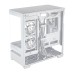 Carcasa ASUS PRIME AP202 Small Tower, sticlă securizată curbată, alb