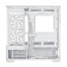 Carcasa ASUS PRIME AP202 Small Tower, sticlă securizată curbată, alb