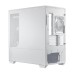 Carcasa ASUS PRIME AP202 Small Tower, sticlă securizată curbată, alb