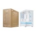 Carcasa ASUS PRIME AP202 Small Tower, sticlă securizată curbată, alb