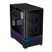 Carcasa ASUS PRIME AP202 Small Tower, sticlă securizată curbă, Negru