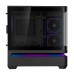 Carcasa ASUS PRIME AP202 Small Tower, sticlă securizată curbă, Negru