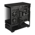 Carcasa ASUS PRIME AP202 Small Tower, sticlă securizată curbă, Negru