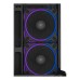 Carcasa ASUS PRIME AP202 Small Tower, sticlă securizată curbă, Negru