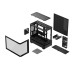 Carcasa ASUS PRIME AP202 Small Tower, sticlă securizată curbă, Negru