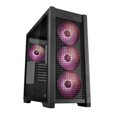 Carcasa ASUS TUF GAMING GT302 Mid Tower, sticlă securizată negru Carcasa ASUS TUF GAMING GT302 Mid Tower, sticlă securizată negru